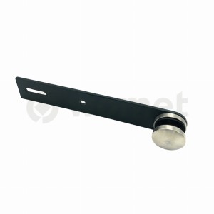 Płaskownik - uchwyt do balkonu - rotula fi50 - AISI 304 - RAL 9005