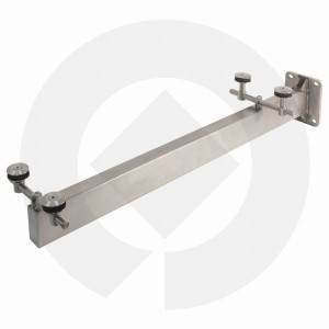 Double glass canopy support AISI 304 (1)